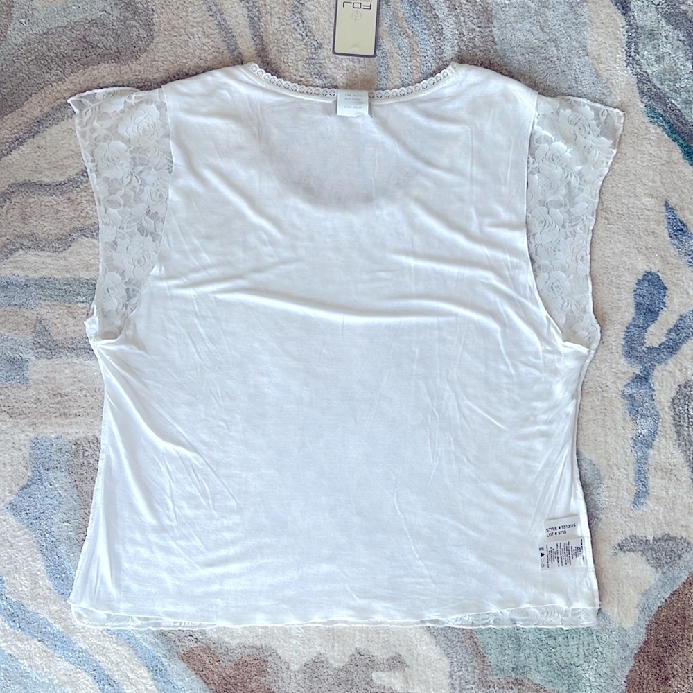 White Lace Blouse - Picture 9 of 12